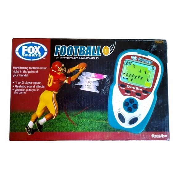FOX Game Electronic Sports  HANDHELD Football ORIGINAL Box EXCALIBUR FX204 2007 - Picture 2 of 3